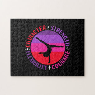Puzzle Gymnastique Féminine Caractère Force Courage