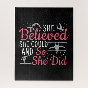 Puzzle Gymnastique féminine - Elle Croyait Qu'Elle Pourra