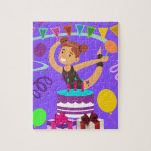 Puzzle Gymnastique fête d'anniversaire