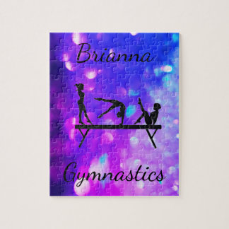 PUZZLE GYMNASTIQUE PERSONNALISÉ PURPLE BLUE GRADIENT