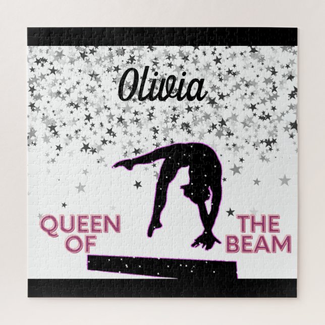 Puzzle Gymnastique Queen of the Beam Silver Stars (Vertical)