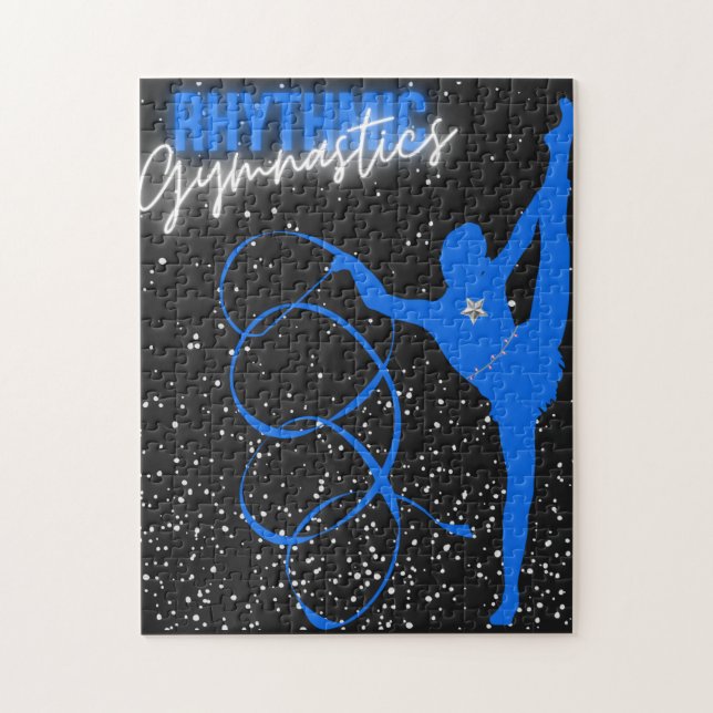 Puzzle Gymnastique rythmique Ruban et étoiles (Vertical)