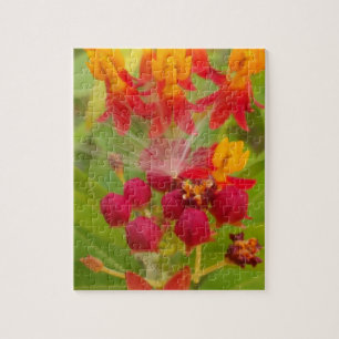 Puzzle Hakuna Matata adorable bourgeons de fleurs vert ro