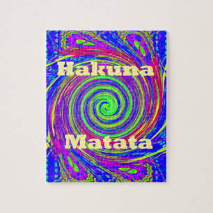 Puzzle Hakuna Matata - Conception de tourbillons aux coul