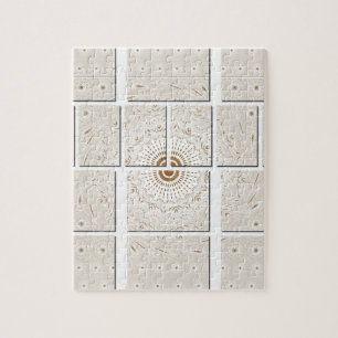 Puzzle Hakuna Matata Floral Mur tuiles