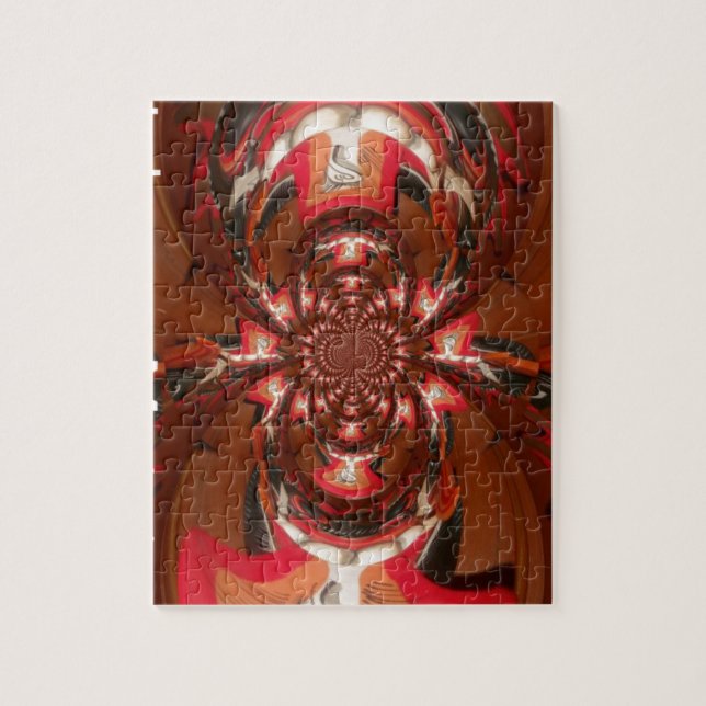 Puzzle Hakuna Matata Halloween Masque Kaleidoscope Abstra (Vertical)