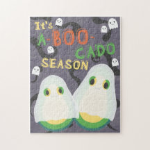 Halloween A-BOO-Cado Éffrayant Cute Avocado Ghosts
