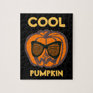Puzzle Halloween Citrouille Cool personnalisé