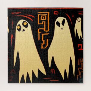 Puzzle Halloween égyptien Imaginaire Fantômes (2)