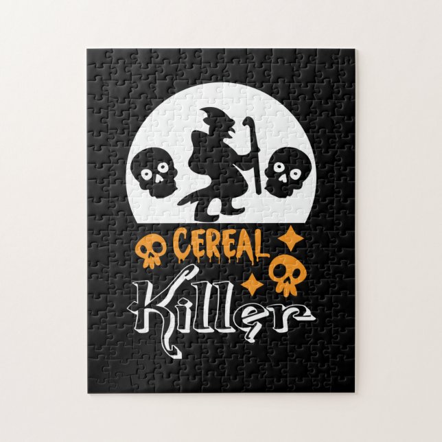 Puzzle Halloween Funny Cereal Anniversaire (Vertical)