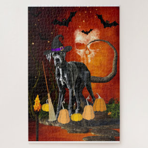 Puzzle Halloween Grand Dane Chien