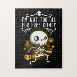 Puzzle Halloween Je ne suis pas trop vieux