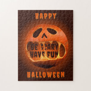 Puzzle Halloween jeux de fête citrouille