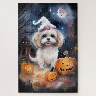 Puzzle Halloween Malti Tzu Avec Peur Citrouille