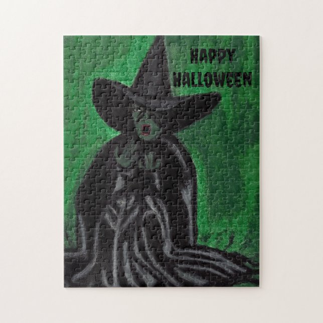 PUZZLE HALLOWEEN MELTING WITCH (Vertical)