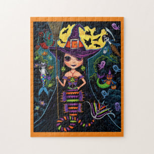 Puzzle Halloween Mercats Mercats Mercats Fantômes Citroui
