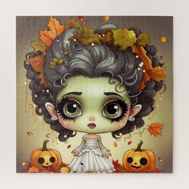 Puzzle Halloween Mme Frankenstein (Vertical)