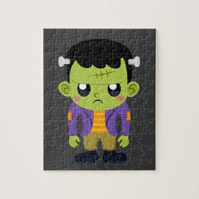 Puzzle Halloween monstre Frankenstein Green (Vertical)
