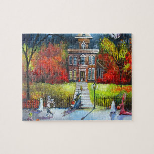 Puzzle Halloween Night Trump ou Treat Parade Amusement