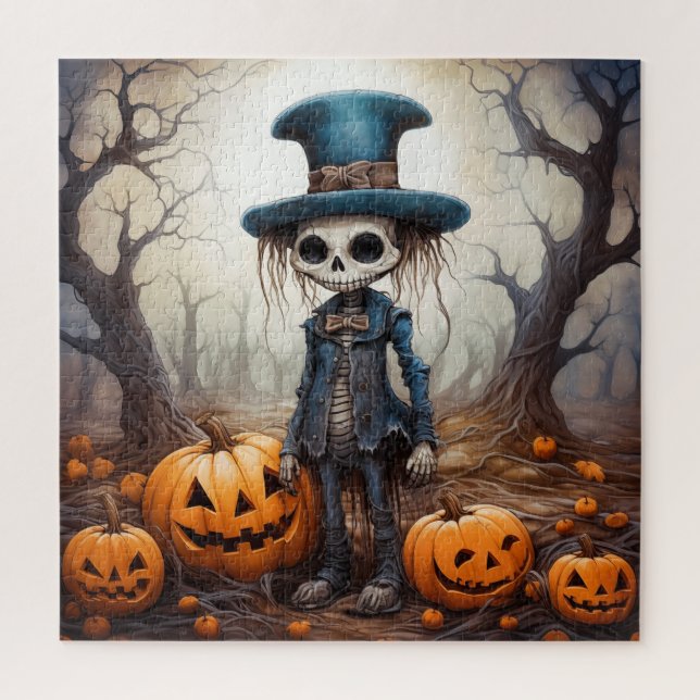 Puzzle Halloween Skeleton (Vertical)
