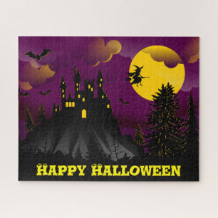 Puzzle Halloween Spooky Violet