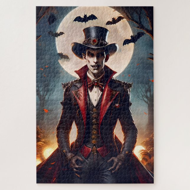 Puzzle Halloween Steampunk Gothique Zombie Vampire (Vertical)
