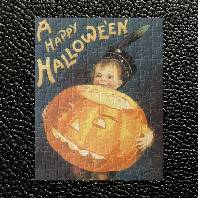 Puzzle Halloween vintage et heureux par Ellen Clapsaddle (Créateur téléchargé)
