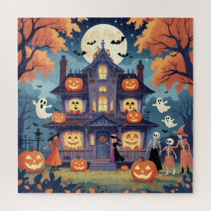 Puzzle Halloween vintage pour adultes