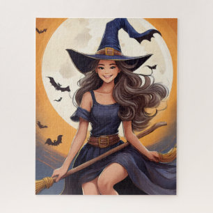 Puzzle Halloween Witch Jigsaw
