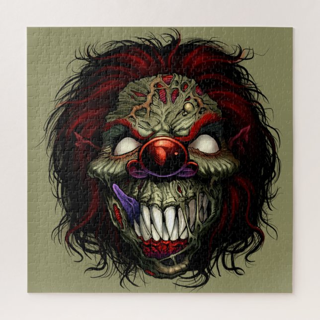 Puzzle Halloween Zombie Tueur Clown Effrayant (Vertical)