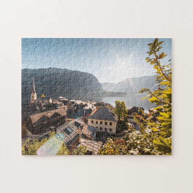 Puzzle Hallstatt Autriche, Bright Sunbeams Au-Dessus Des  (Horizontal)