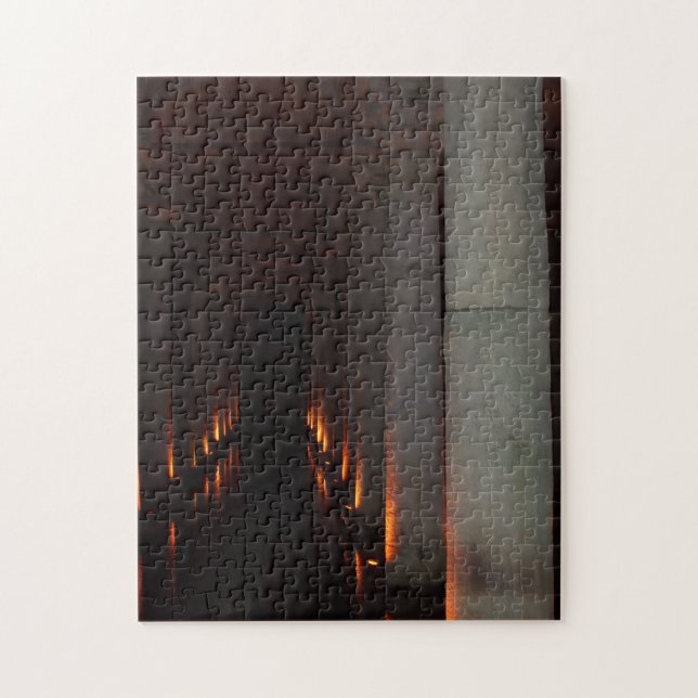 Puzzle Hallway gothique d'Halloween en enfer (Vertical)