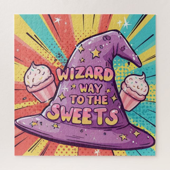 Puzzle Haloween-Wizard Way to the Sweets (Vertical)