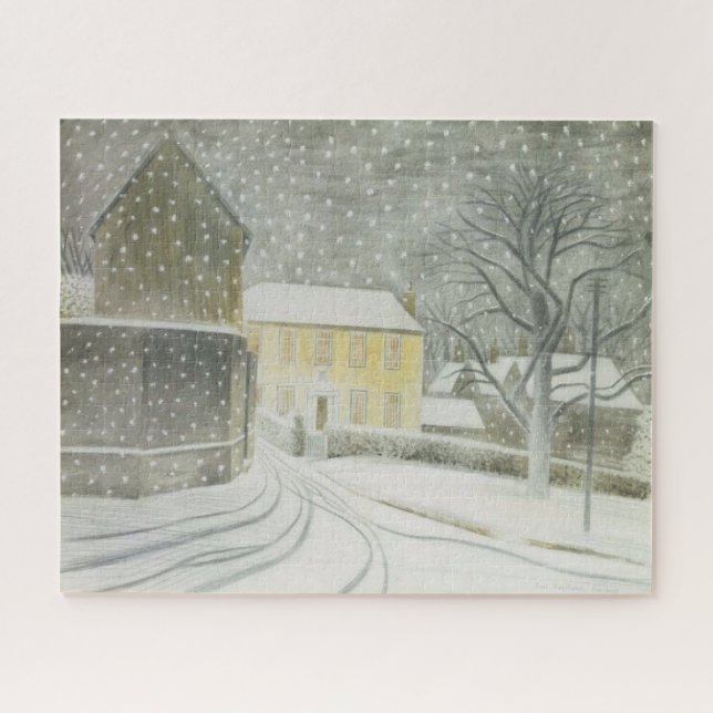 Puzzle Halstead Road à Neige (par Eric Ravilious) (Horizontal)
