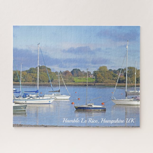 Puzzle Hamble Le Rice Waters Edge Hampshire (Horizontal)
