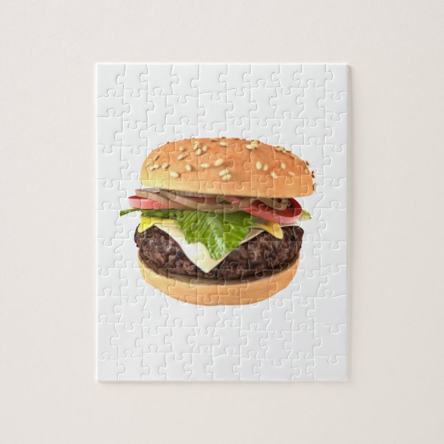 Puzzle Hamburger (Vertical)