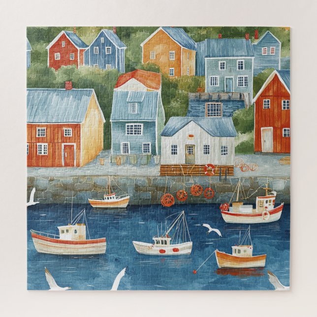 Puzzle Hameau maritime (Vertical)