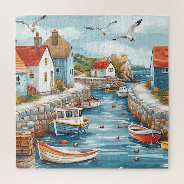 Puzzle Hameau maritime (Vertical)