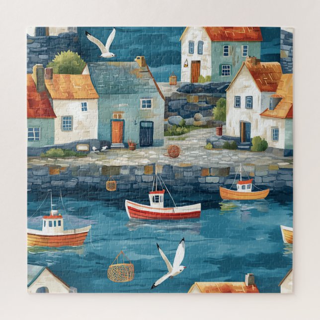 Puzzle Hameau maritime (Vertical)