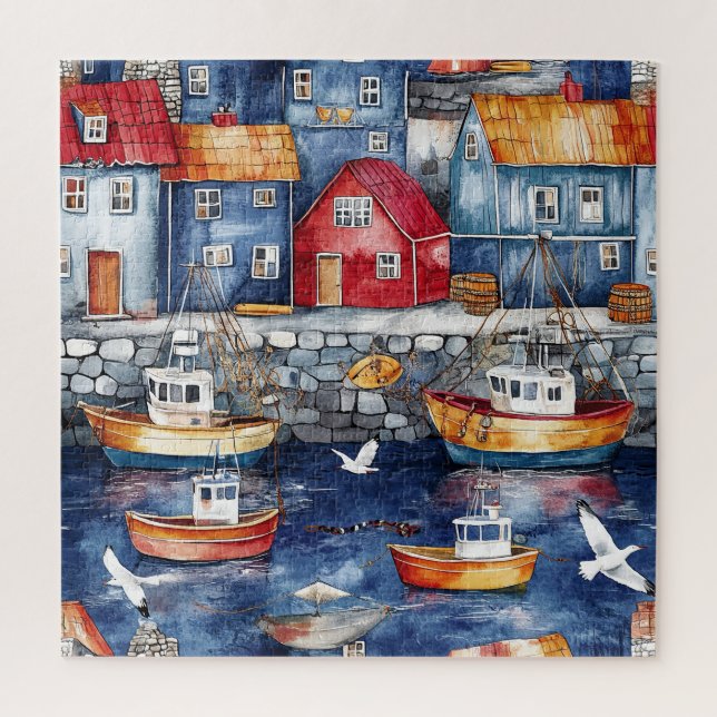 Puzzle Hameau maritime (Vertical)