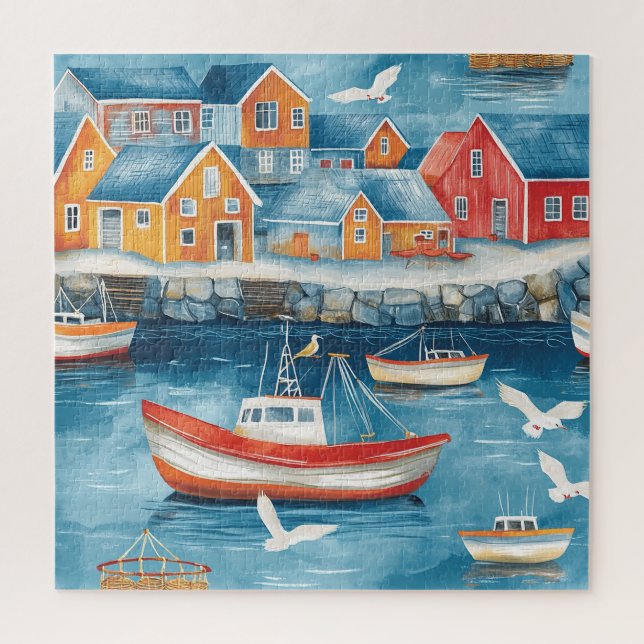 Puzzle Hameau maritime (Vertical)