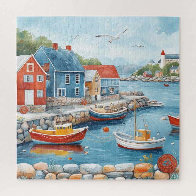 Puzzle Hameau maritime (Vertical)