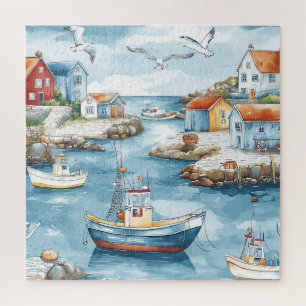Puzzle Hameau maritime