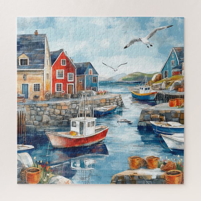 Puzzle Hameau maritime (Vertical)