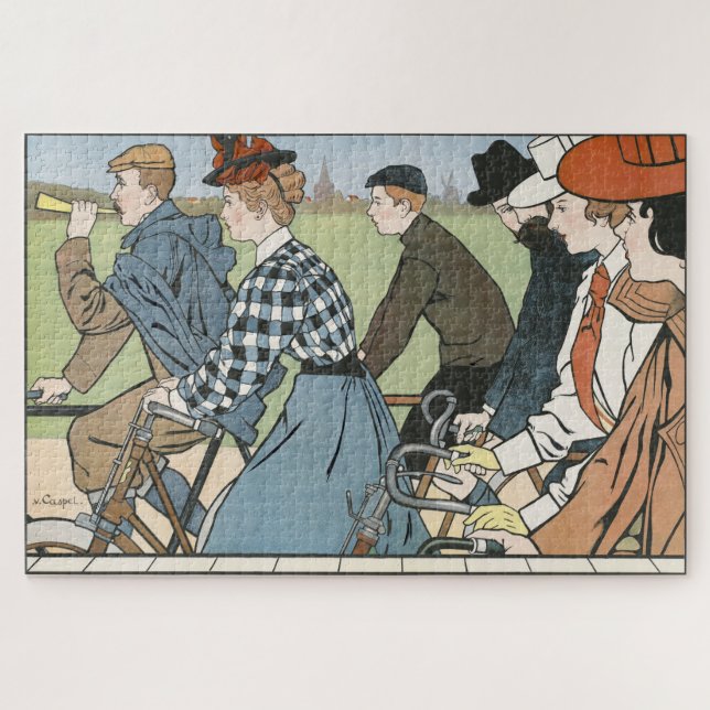 Puzzle Hamers rijwielen (1912) par Johann Georg van Caspe (Horizontal)