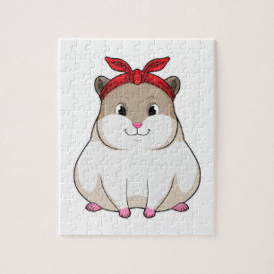 Puzzle Hamster avec Bandana