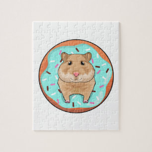 Puzzle Hamster avec Donut
