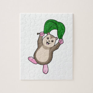 Puzzle Hamster avec parachute