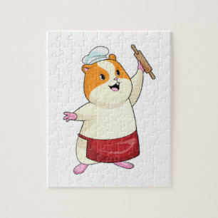 Puzzle Hamster comme boulon avec broche à rouleaux
