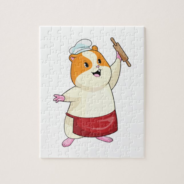 Puzzle Hamster comme boulon avec broche à rouleaux (Vertical)